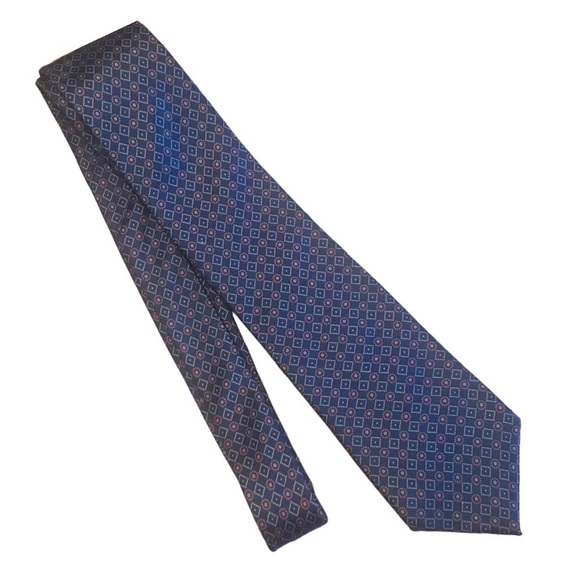 Vintage Yves Saint Laurent 100% Silk Tie Abraham and Straus Mens Store